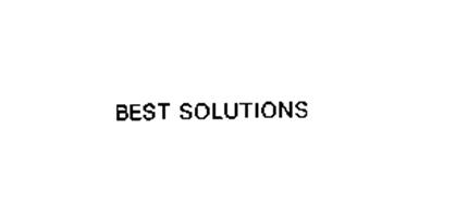 BEST SOLUTIONS