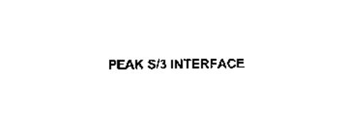 PEAK S/3 INTERFACE