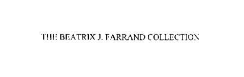 THE BEATRIX J. FARRAND COLLECTION