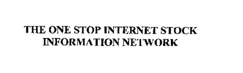 THE ONE STOP INTERNET STOCK INFORMATION NETWORK