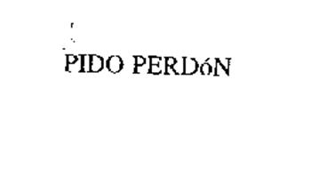 PIDO PERDON