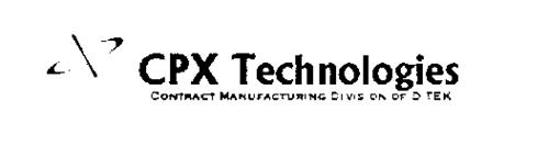 CPX TECHNOLOGIES CONTRACT MANUFACTURING DIVISION OF DITEK