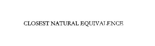 CLOSEST NATURAL EQUIVALENCE
