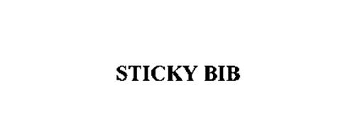 STICKY BIB