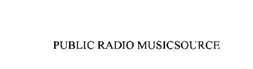 PUBLIC RADIO MUSICSOURCE