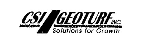 CSI GEOTURF INC. SOLUTIONS FOR GROWTH