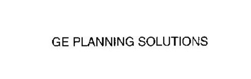 GE PLANNING SOLUTIONS