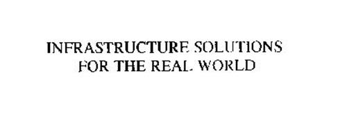 INFRASTRUCTURE SOLUTIONS FOR THE REAL WORLD