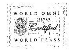WORLD OMNI SILVER CERTIFIED WORLD CLASS