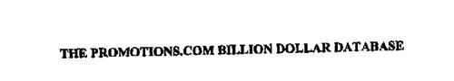 THE PROMOTIONS.COM BILLION DOLLAR DATABASE