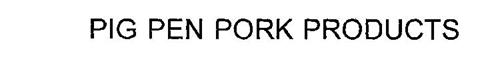 PIG PEN PORK PRODUCTS