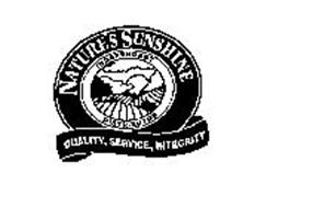 NATURE'S SUNSHINE QUALITY, SERVICE, INTEGRITY INDEPENDENT DISTRIBUTOR