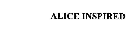 ALICE INSPIRED