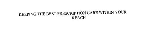 KEEPING THE BEST PRESCRIPTION CARE WITHIN YOUR REACH