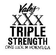 VALE'S XXX TRIPLE STRENGTH ONE HOUR FORMULA