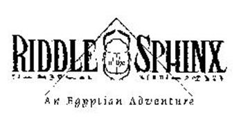 RIDDLE OF THE SPHINX AN EGYPTIAN ADVENTURE