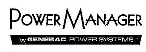 POWER MANAGER BY GENERAC POWER SYSTEMS