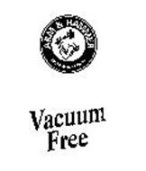 VACUUM FREE ARM & HAMMER THE STANDARD OF PURITY