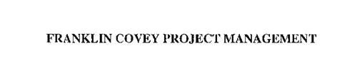 FRANKLIN COVEY PROJECT MANAGEMENT