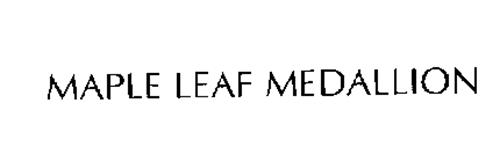 MAPLE LEAF MEDALLION