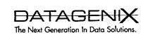 DATAGENIX THE NEXT GENERATION IN DATA SOLUTIONS.