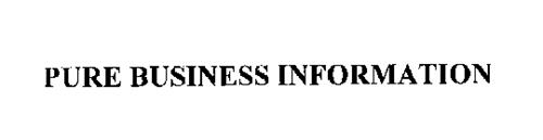 PURE BUSINESS INFORMATION