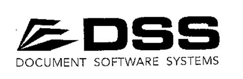 DSS DOCUMENT SOFTWARE SYSTEMS
