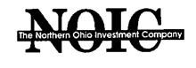 NOIC THE NORTHERN OHIO INVESTMENT COMPANY