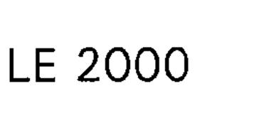 LE 2000