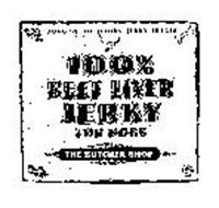 DOGGONE DELICIOUS JERKY TREATS 100% BEEF LIVER JERKY FOR DOGS THE BUTCHER SHOP