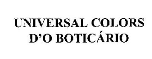 UNIVERSAL COLORS D'O BOTICARIO