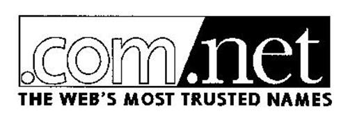 .COM .NET THE WEB'S MOST TRUSTED NAMES.