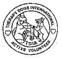 THERAPY DOGS INTERNATIONAL TDIA ACTIVE VOLUNTEER