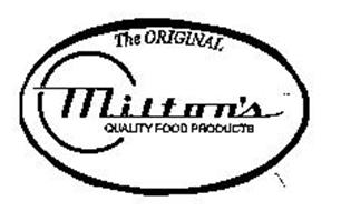 THE ORIGINAL MILTON'S QUALITY FOOD PRODUCTS