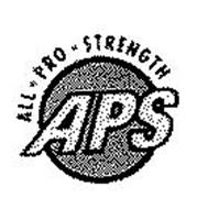 APS ALL * PRO * STRENGTH PROFESSIONAL TRAINING SYSTEMS