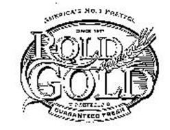 AMERICA'S NO. 1 SINCE 1917 ROLD GOLD PRETZELS GUARANTEED FRESH