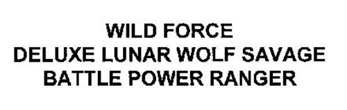 WILD FORCE DELUXE LUNAR WOLF SAVAGE BATTLE POWER RANGER