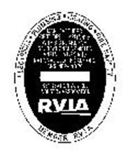 ELECTRICAL PLUMBING HEATING FIRE SAFETY MEMBER R.V.I.A MANUFACTURER CERTIFIES COMPLIANCE WITH STANDARD FOR RECREATIONAL VEHICLES ANSINO. A119.2 AND NATIONAL ELECTRICAL CODE ANSI/NFPA NO.70 RECREATION VEHICLE INDUSTRY ASSOCIATION RVIA