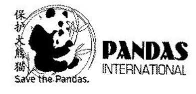 PANDAS INTERNATIONAL SAVE THE PANDAS.