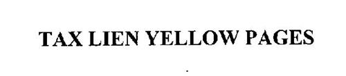 TAX LIEN YELLOW PAGES