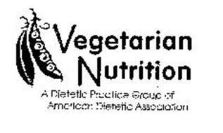 VEGETARIAN NUTRITION A DIETETIC PRACTICE GROUP OF AMERICAN DIETETIC ASSOCIATION
