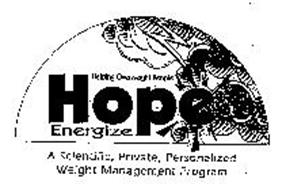 HOPE ENERGIZE HELPING OVERWEIGHT PEOPLE A SCIENTIFIC, PRIVATE, PERSONALIZED WEIGHT MANAGEMENT PROGRAM