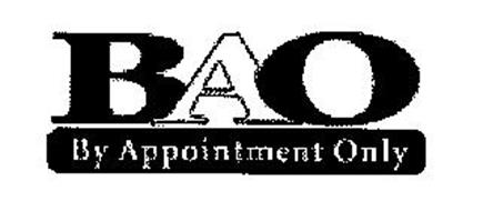 BAO BY APPOINTMENT ONLY