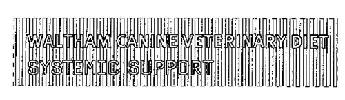 WALTHAM CANINE VETERINARY DIET SYSTEMIC SUPPORT
