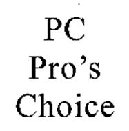 PC PRO'S CHOICE