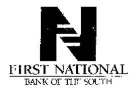 N FIRST NATIONAL BANK OF THE SOUTH