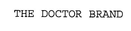 THE DOCTOR BRAND