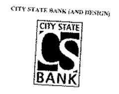 CITY STATE BANK (AND DESIGN)