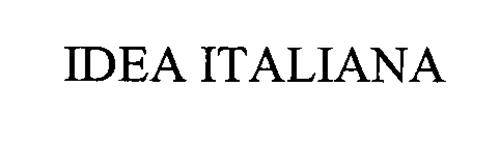 IDEA ITALIANA