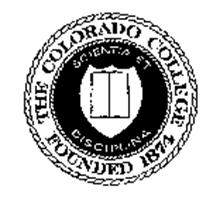 THE COLORADO COLLEGE FOUNDED 1874 SCIENTIA ET DISCIPLINA